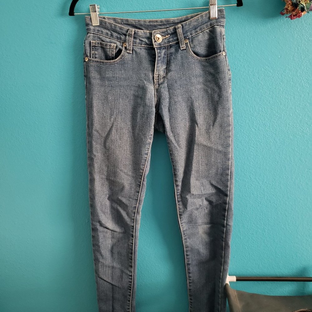 Light Blue Halcyon Mid-rise Skinny Jeans small